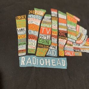 Authentic vintage Radiohead Hail to the Thief t-shirt